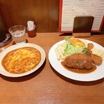 トンコパン - トンコパンセットのふわトロオムライス変更