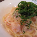 カフェ デラカーサ - 魚貝と明太子のクリームパスタ