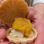 銀座 しのはら - あんぽ柿とフォアグラの最中