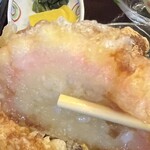 二八そば 一貴 - 蒲鉾天ぷら、美味かったー！