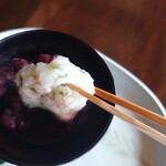 ふくべ三 - よもぎ餅をちょいリフト～( *´艸｀)