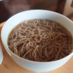 ふくべ三 - 熱い蕎麦⭐これだけは,少し普通の細さにcutして頂けると私は満点かなぁ(≧▽≦)