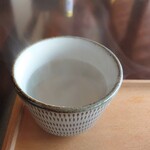 ふくべ三 - そば湯♪なんて綺麗なのでしょう❗他の蕎麦屋さんでは,やはり小麦粉を投じてる様です‼️仲佐と此処だけは,透明な蕎麦湯です(人*´∀｀)