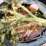 OSOBAR - Tempura Soba with Chrysanthemum Greens