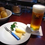 欧風カレー ボンディ 神保町本店 - 小ビール（エビス）￥400