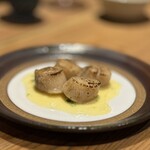 なぎさのハンバーガー - 北海道産生ホタテ貝の薪火焼き（4個）