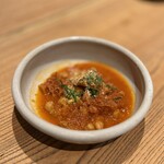 なぎさのハンバーガー - 和牛トリッパのトマト煮込み