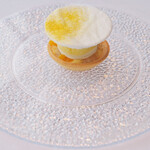 Héritage by Kei Kobayashi - ランチコース 17800円 の柑橘を使ったタルト 水晶文旦、紅まどんな