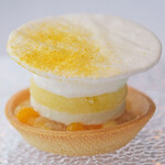 Héritage by Kei Kobayashi - ランチコース 17800円 の柑橘を使ったタルト 水晶文旦、紅まどんな