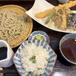 心蕎人さくら - 天せいろ1,950円+炊き込みご飯280円