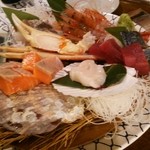 仙台駅東口 天海ハマ市場 - 刺身盛り合わせ