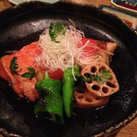 京橋 二刀流 - 金目鯛の煮付け。いらない味付けをせず素材の味を引き出しています。