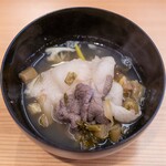 柚木元 - 2025.3 モモと松本一本ねぎとすんき漬け