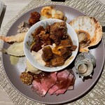 伊東ホテルジュラク - 磯焼き、天ぷら、ローストビーフ、色々