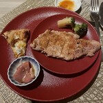 伊東ホテルジュラク - ポークステーキ　和風ソース