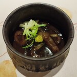 中国四川酒家 蔓山 - 干し海鼠と香茸の醤油煮