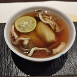 中国四川酒家 蔓山 - 赤ムツと平茸シメジの蒸しスープ