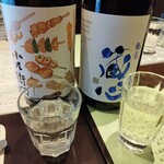 中国四川酒家 蔓山 - 小左衛門　純米吟醸　焼き鳥酒、肥前蔵心 純米吟醸