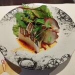 中国四川酒家 蔓山 - 真魚鰹の炙りと真蛸の優しい麻辣サラダ