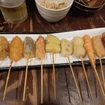 戸張屋 - 串カツ10本盛り