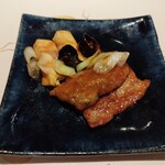 中国四川酒家 蔓山 - 仙台牛肉モモ肉と春筍の甘酢唐辛子炒め