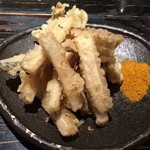 山元麺蔵 - 土ゴボウ天プラ