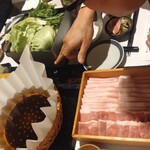 豚しゃぶ せいろ蒸し専門店 豚匠 北浜邸 - 豚しゃぶ４人前