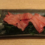 肉豆冨とレモンサワー 大衆食堂 安べゑ - まぐろの刺身 (2025.03.08)