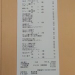 肉豆冨とレモンサワー 大衆食堂 安べゑ - レシート13,200円 (2025.03.08)