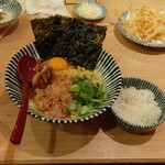 肉豆冨とレモンサワー 大衆食堂 安べゑ - 玉子かけラーメン (2025.03.08)