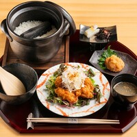 信玄鶏香味唐揚げ御膳