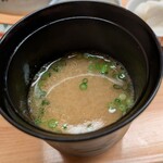 浪速 鮨波留加 - 味噌汁