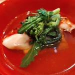 貴ぶ - お碗　キンメダイと春ワカメ