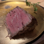 ステーキハウス キッチンリボン - 最優秀牛シャトーブリアンステーキ35,000円(ステーキ)