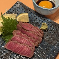 ステーキハウス キッチンリボン - 最優秀牛シャトーブリアンステーキ35,000円(特選フィレ肉のタタキ風)