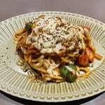 Sei-katsu-sha Cafe かたりば - 炙りチーズナポリタン