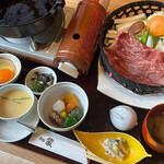 日本料理 蔵 - 奈義牛すき焼き御膳