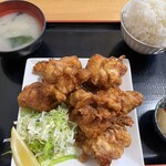 かさや食堂 - 唐揚げ定食￥１，０９９-