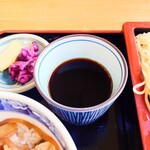 やぶ善 - 変な甘さがない、旨い"蕎麦汁(つゆ)"。