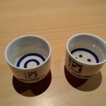 いばらき地酒バー 水戸 - ぐい吞みで2杯