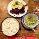 味の牛たん 喜助 - 全体像、バランスいい感じ