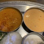 サールナート - チキンカレーとバターチキンカ