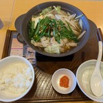 ガスト - 博多明太もつ鍋《あごだし醤油》ごはん付き