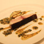 カンテサンス - 山口県萩のイサキ　ハーブバターとリカールソース　(2014/07)