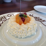 ビストロ ダイア - 2014.07　バースデーケーキ♡　ありがと(*^ω^*)