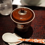 くろぎ - 先附 じゅんさい鮑酢