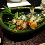 くろぎ - 焼物 若鮎 塩焼き二丁