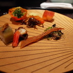 くろぎ - 八寸 火取りばち子 季のもの色々