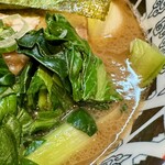 いんなみ家 - ほうれん草（小松菜？）はシャキシャキ