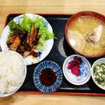 大船海鮮食堂 魚福 - 鮪カルビ焼定食